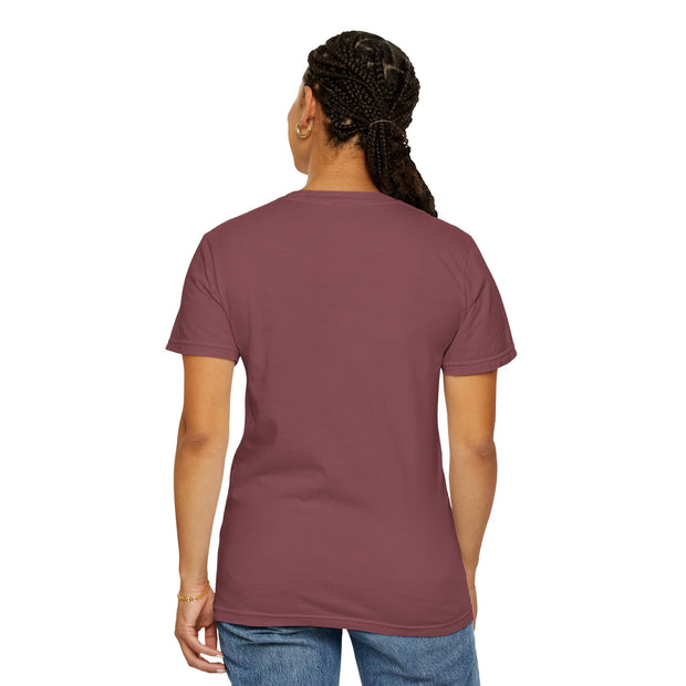Unisex Garment-Dyed T-Shirt - 'Less is More' Vintage Wave Design