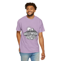 Hollywood Mountains Graphic T-Shirt - Unisex, Casual Wear