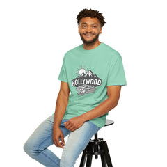 Hollywood Mountains Graphic T-Shirt - Unisex, Casual Wear