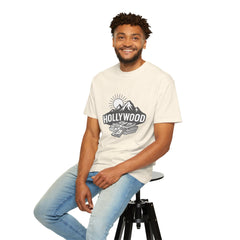 Hollywood Mountains Graphic T-Shirt - Unisex, Casual Wear