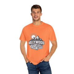 Hollywood Mountains Graphic T-Shirt - Unisex, Casual Wear
