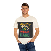 Inspirational Unisex T-Shirt - "Dream Big, Work Hard" Motivational Tee