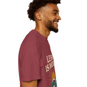 Unisex Garment-Dyed T-Shirt - 'Less is More' Vintage Wave Design