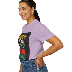 Inspirational Unisex T-Shirt - "Dream Big, Work Hard" Motivational Tee