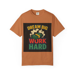 Inspirational Unisex T-Shirt - "Dream Big, Work Hard" Motivational Tee