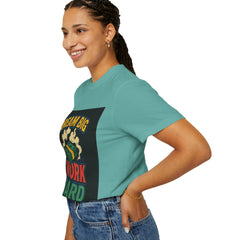 Inspirational Unisex T-Shirt - "Dream Big, Work Hard" Motivational Tee