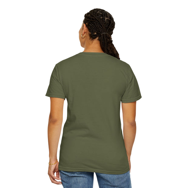 Unisex Garment-Dyed T-Shirt - 'Less is More' Vintage Wave Design