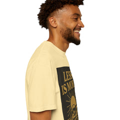 Unisex Garment-Dyed T-shirt - 'Less is More' Inspirational Tee