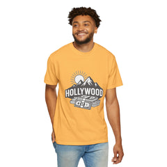 Hollywood Mountains Graphic T-Shirt - Unisex, Casual Wear