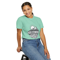 Hollywood Mountains Graphic T-Shirt - Unisex, Casual Wear