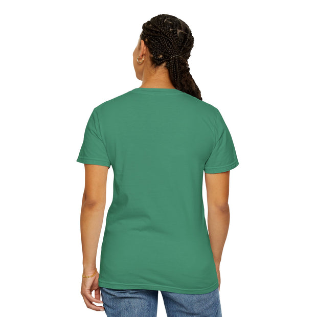 Unisex Garment-Dyed T-Shirt - 'Less is More' Vintage Wave Design