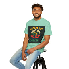 Inspirational Unisex T-Shirt - "Dream Big, Work Hard" Motivational Tee