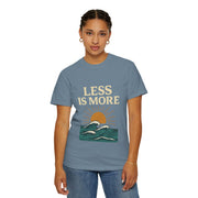 Unisex Garment-Dyed T-Shirt - 'Less is More' Vintage Wave Design