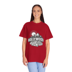 Hollywood Mountains Graphic T-Shirt - Unisex, Casual Wear