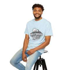 Hollywood Mountains Graphic T-Shirt - Unisex, Casual Wear