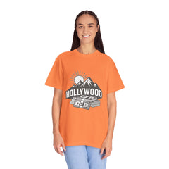 Hollywood Mountains Graphic T-Shirt - Unisex, Casual Wear