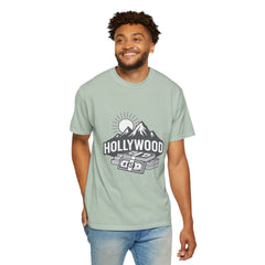 Hollywood Mountains Graphic T-Shirt - Unisex, Casual Wear