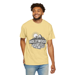 Hollywood Mountains Graphic T-Shirt - Unisex, Casual Wear