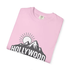 Hollywood Mountains Graphic T-Shirt - Unisex, Casual Wear