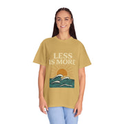 Unisex Garment-Dyed T-Shirt - 'Less is More' Vintage Wave Design