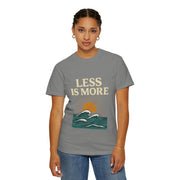 Unisex Garment-Dyed T-Shirt - 'Less is More' Vintage Wave Design