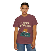 Unisex Garment-Dyed T-Shirt - 'Less is More' Vintage Wave Design