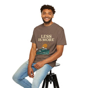 Unisex Garment-Dyed T-Shirt - 'Less is More' Vintage Wave Design