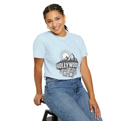 Hollywood Mountains Graphic T-Shirt - Unisex, Casual Wear