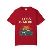 Unisex Garment-Dyed T-Shirt - 'Less is More' Vintage Wave Design